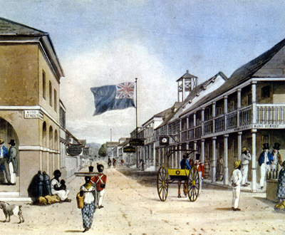 King Street, Kingston, Jamaica circa 1850